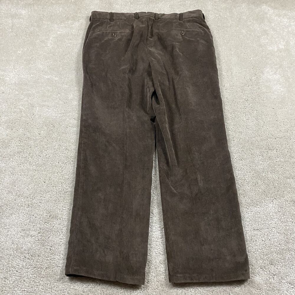 Peter Millar Pants Mens 36x28* Short Brown Corduroy Nanoluxe Straight Leg Golf